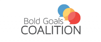 Bold Goals blue, yellow, and red logo