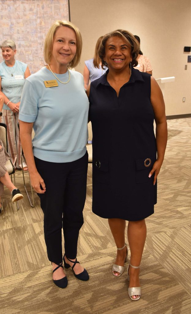 Shelby County Advisory Board Co-Chair Cynthia Todd and University of Montevallo President Dr. Michelle R. Johnston