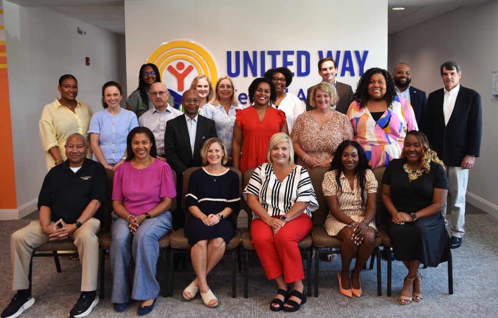 United Way of Central Alabama Visiting Allocation Team chairs gather for a group photo after a training session.