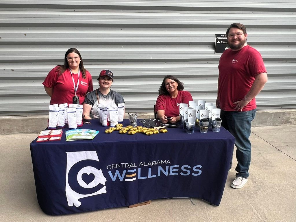 Central Alabama Wellness staff at a community engagement event.