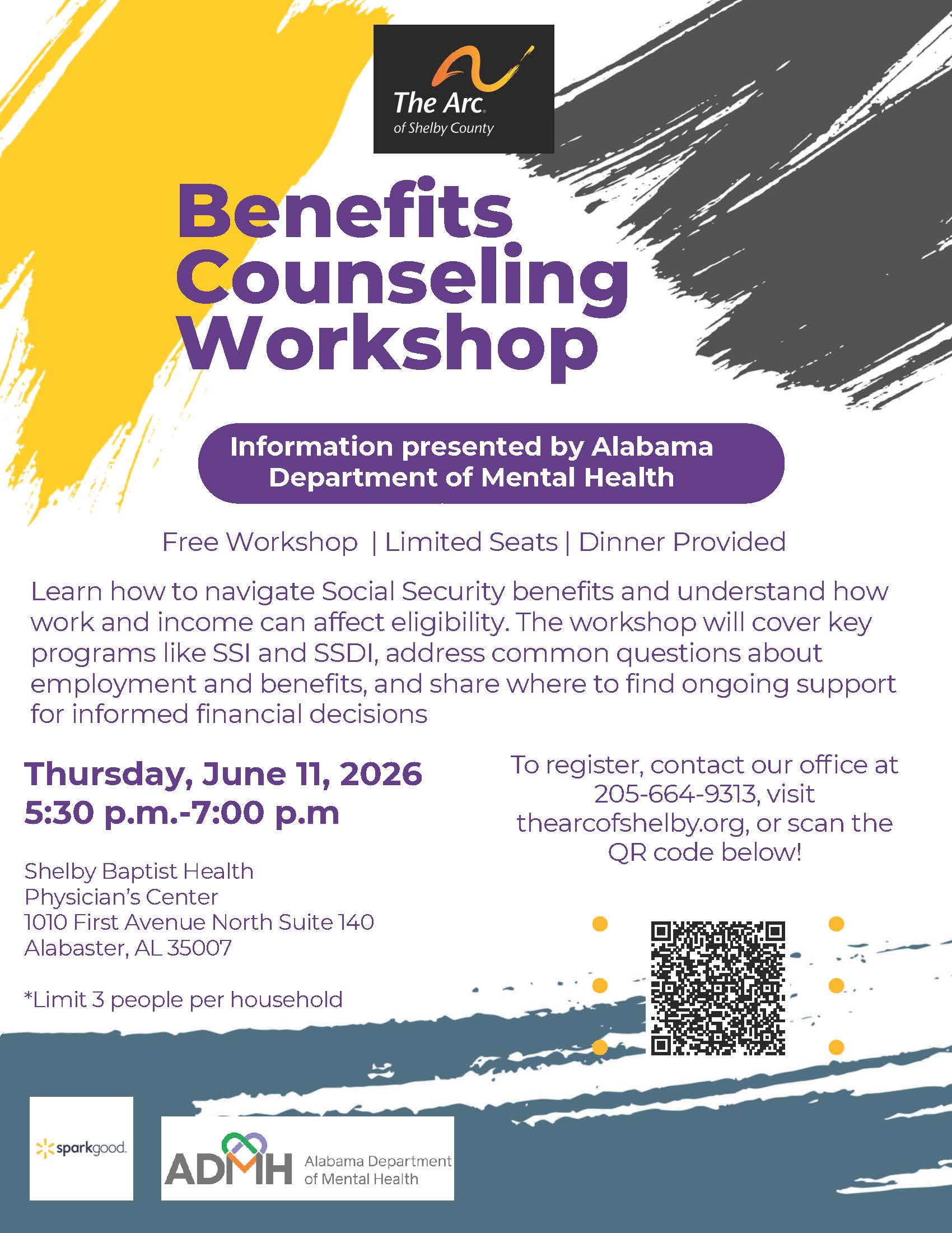 The Arc of Shelby County and ADMH Benefits Counseling Workshop 2026