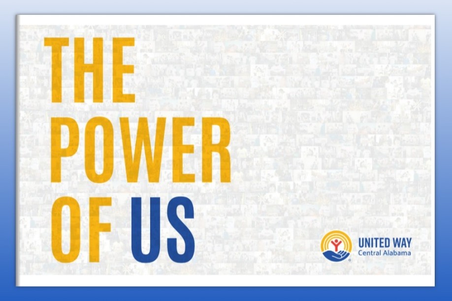 Cover of the United Way of Central Alabama 2026 Power of Us campaign brochure