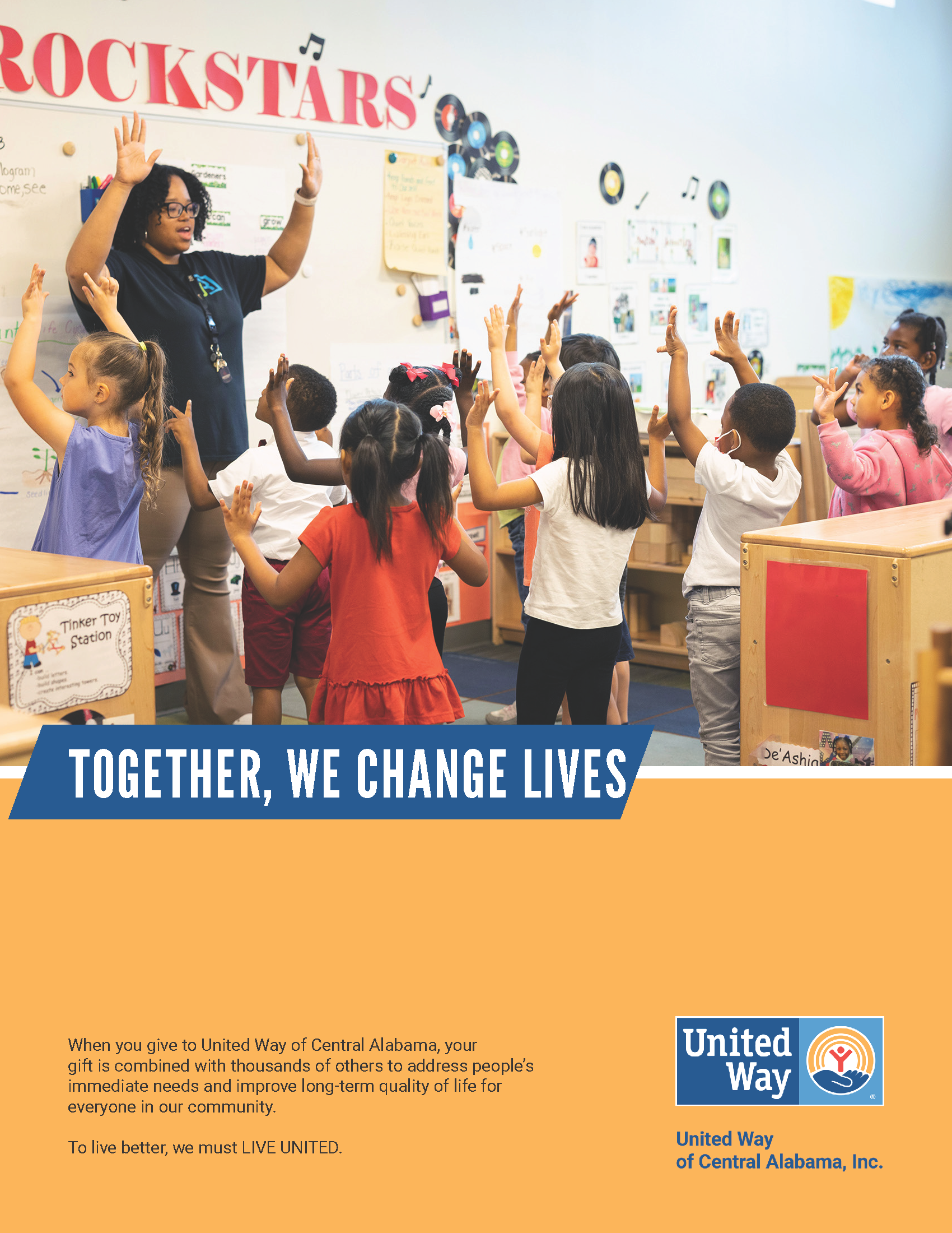 image of cover of UWCA Changing Lives Brochure 2025