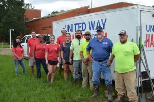 volunteers at the Martin Luther King Jr. Recreation Center