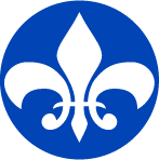 Tocqueville Fleur De Lis Circle logo