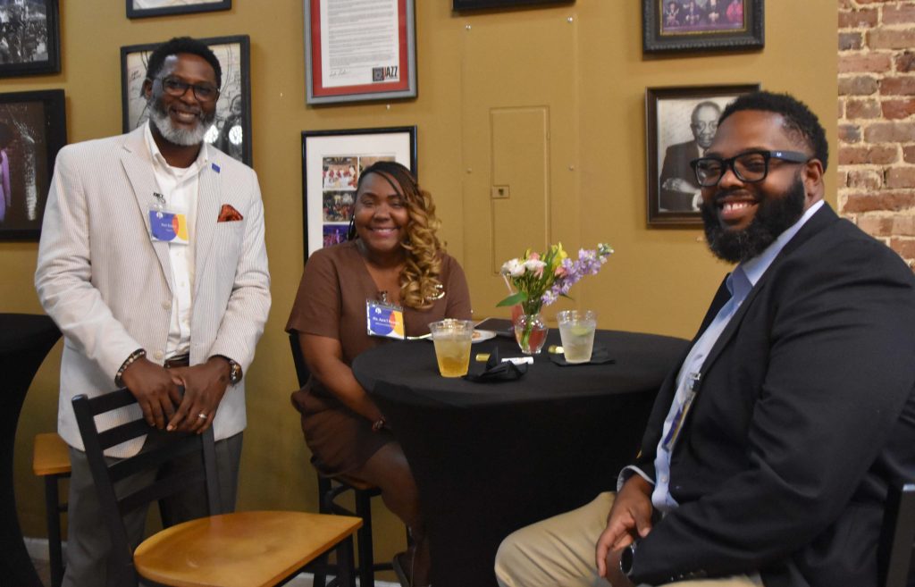 JMDLS members network at the kickoff event