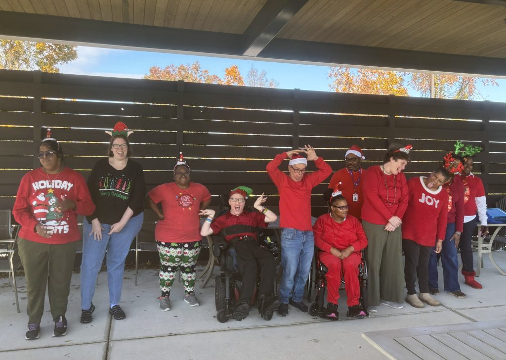 United Ability's choir singing for Alabama Cares support group.