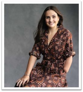 Portrait of Lulu Gribbin, shark attack survivor and guest speaker at the United Way of Central Alabama Campaign Kickoff.