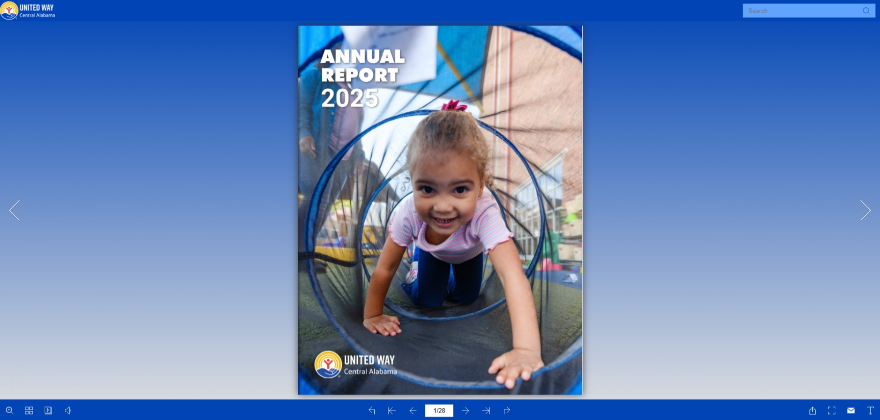 2025 Annual Report digital flipbook preview