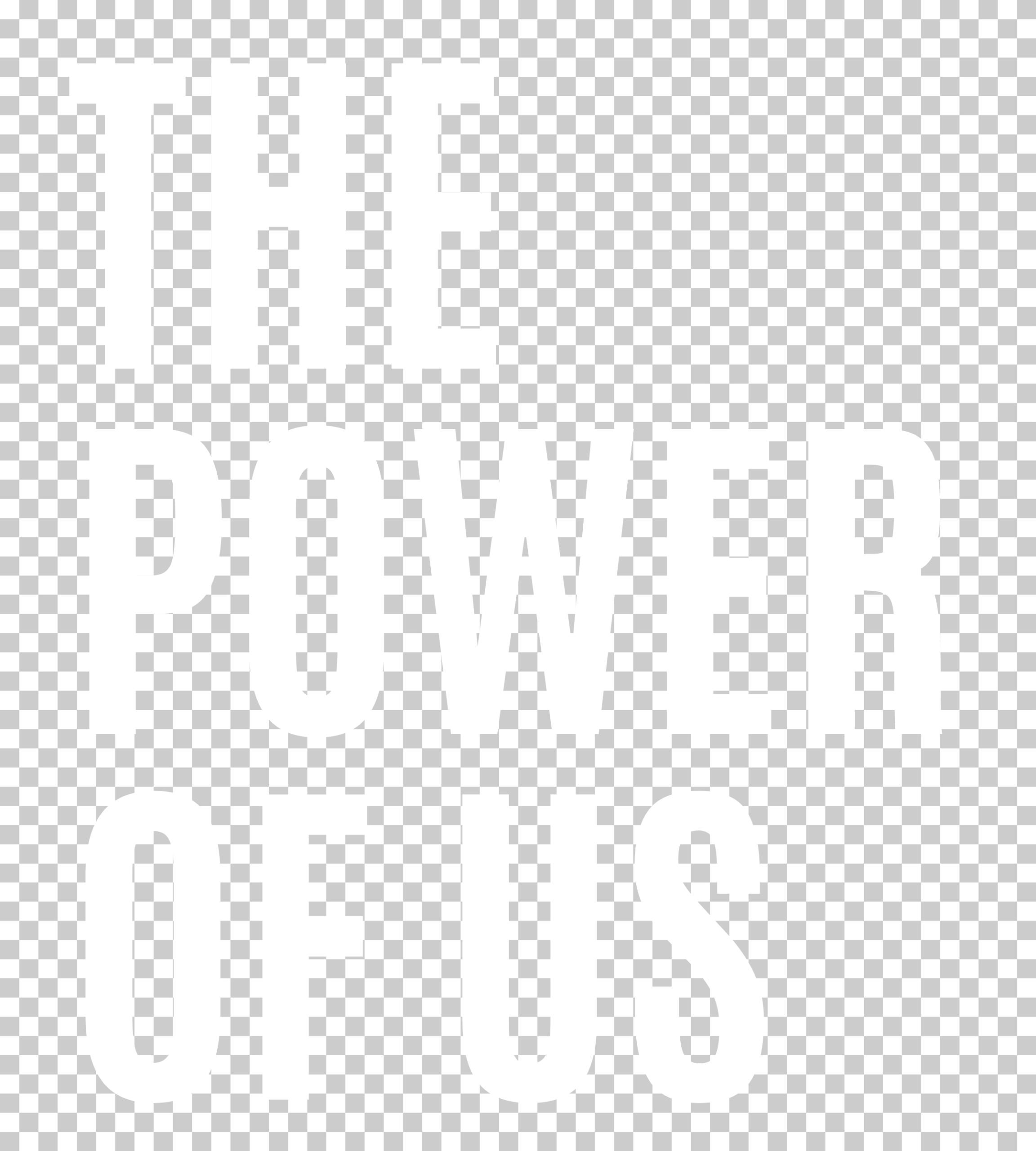 The Power of Us logo in white.