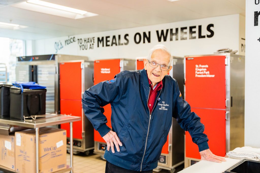 George Hamilton in the MOW kitchen. Photo credit Jacob Blankenship